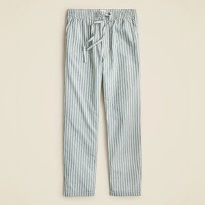 J.Crew Striped Poplin Cotton Pajama Pants